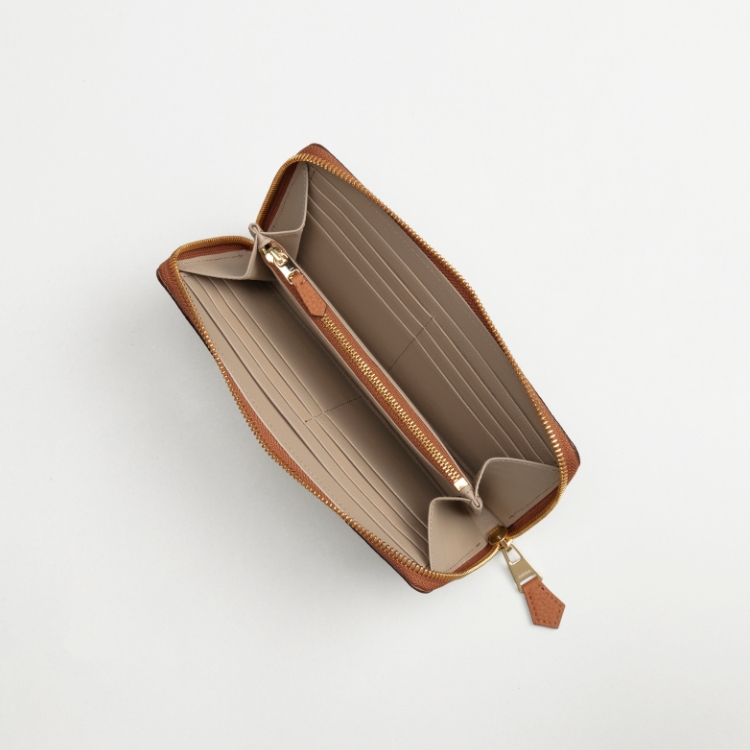 ラウンドジップ束入れ