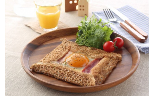 松屋製粉のガレット食べ比べセット1.2kg（おウチdeクッキングそばガレットミックス200g×3、そばガレットミックス（日光産玄そば使用）200g×3）◇