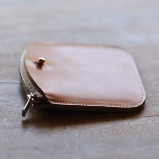 BB006-2-1　栃木レザーのコインケース　ナチュラル