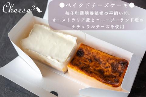 ベイクドチーズケーキと3層のNYチーズケーキの冷凍ハーフ＆ハーフケーキ｜栃木県 益子町 ふるさと納税 チーズケーキ ケーキ 冷凍ケーキ（CP001）