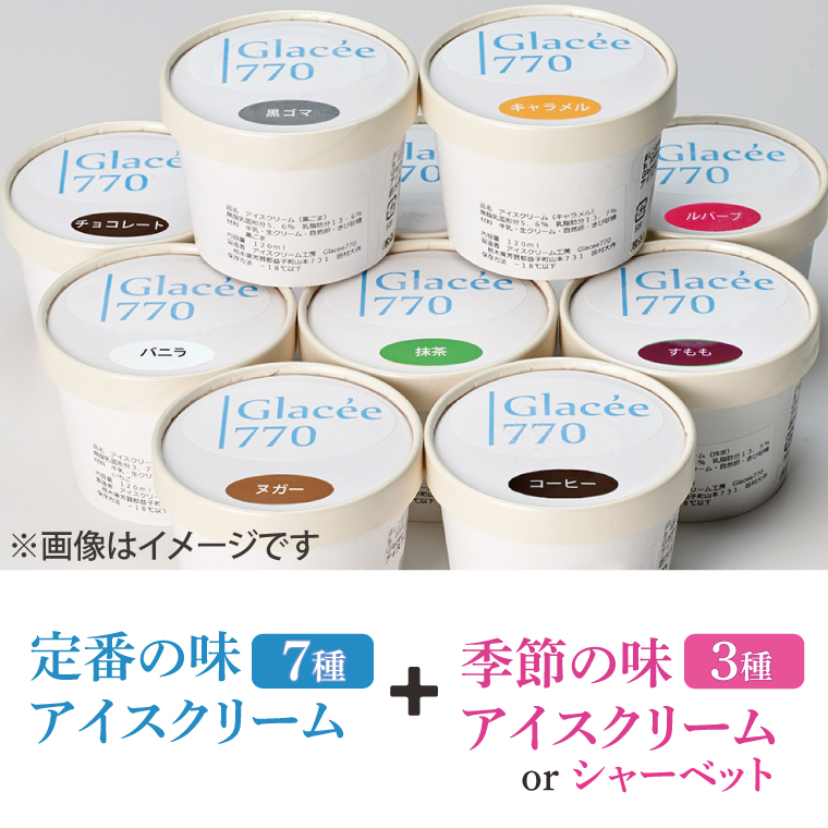 【ギフト対応可】アイスクリーム工房「Glac?e770」の素材にこだわった無添加アイスクリームセット 益子町 ふるさと納税 無添加 アイスクリーム こだわり おまかせ カップアイス 牛乳 きび砂糖 卵 たまご 野菜 果物 フルーツ(AB002)