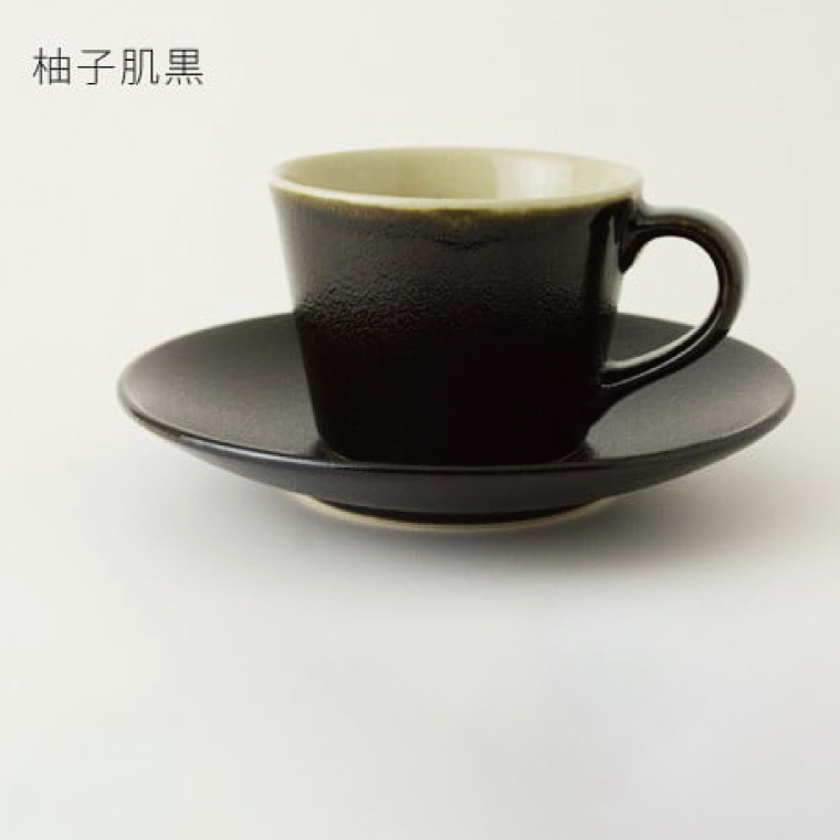 益子焼「くく」コーヒーカップ&ソーサーペアセット｜益子町 ふるさと納税 益子焼 コーヒー コーヒーカップ 珈琲 ペア ペアセット セット (AG003)