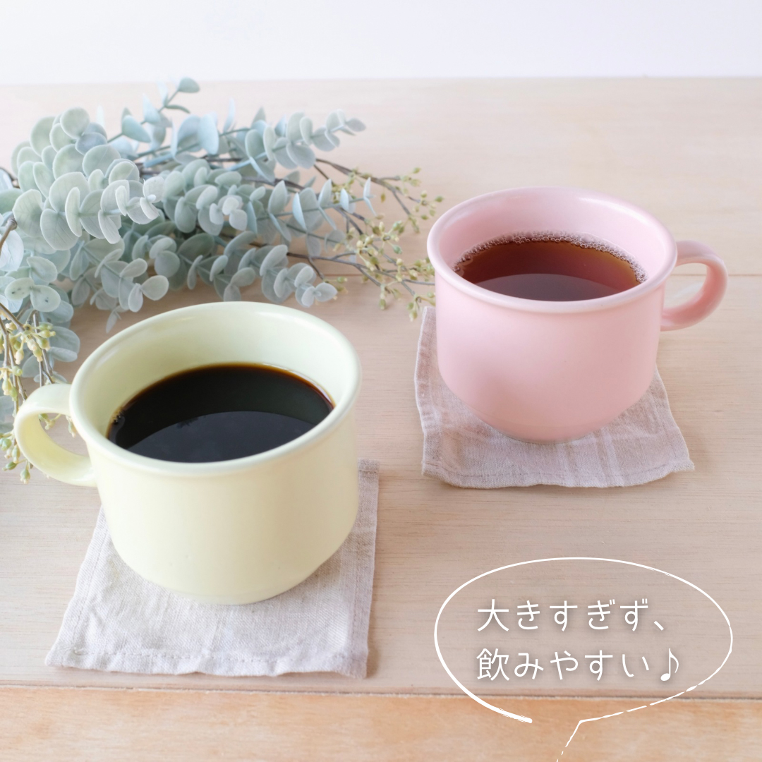 益子焼「toridori（とりどり）シリーズ」スープカップ&マグカップセット/カスミ｜益子町 ふるさと納税 益子焼 コーヒー コーヒーカップ 珈琲 スープ セット カスミ（AG005-4)