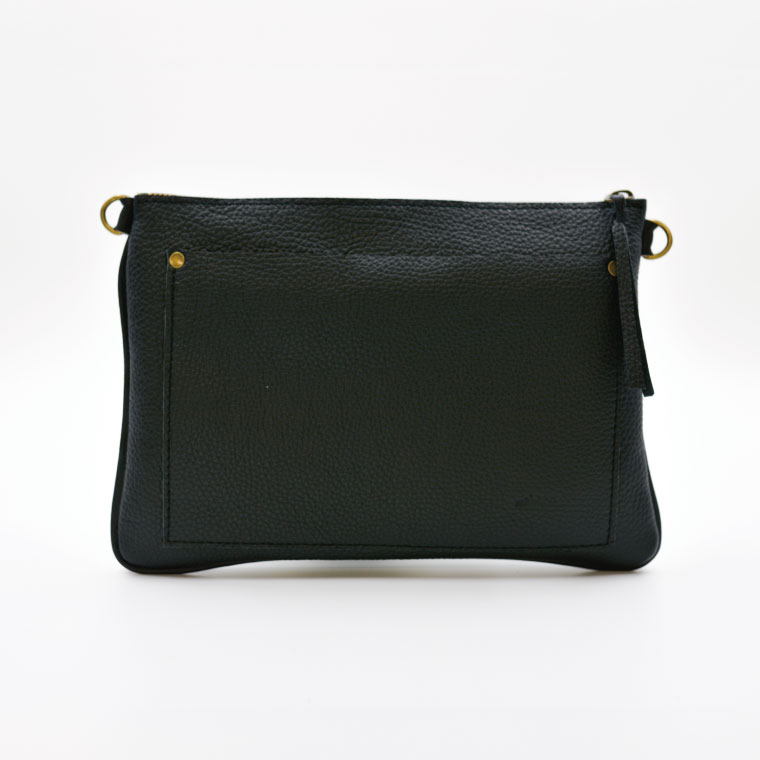 益子の革工房maharoのサコッシュ（M）ブラック｜栃木県 益子町 ふるさと納税 サコッシュ 革 肩掛け 日用品（AX113-3）