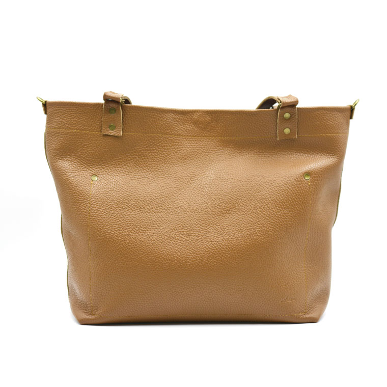 益子の革工房maharoの2wayトートバッグ　キャメル｜栃木県 益子町 ふるさと納税 2wayトートバッグ 牛革 手作り（AX134-2）