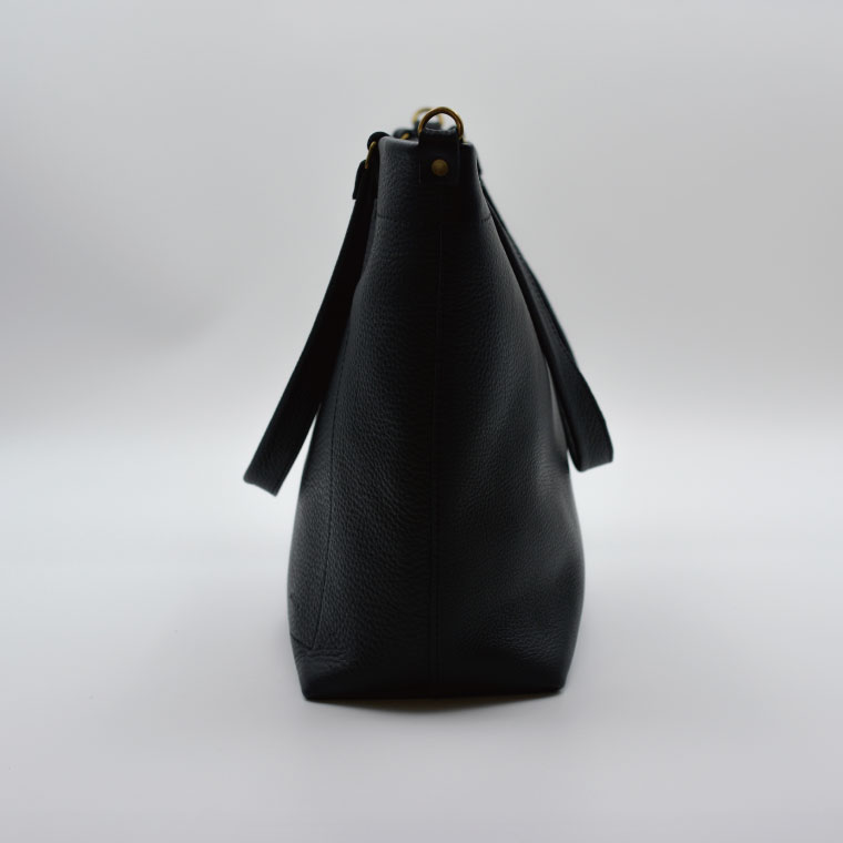 益子の革工房maharoの2wayトートバッグ　ブラック｜栃木県 益子町 ふるさと納税 2wayトートバッグ 牛革 手作り (AX134)