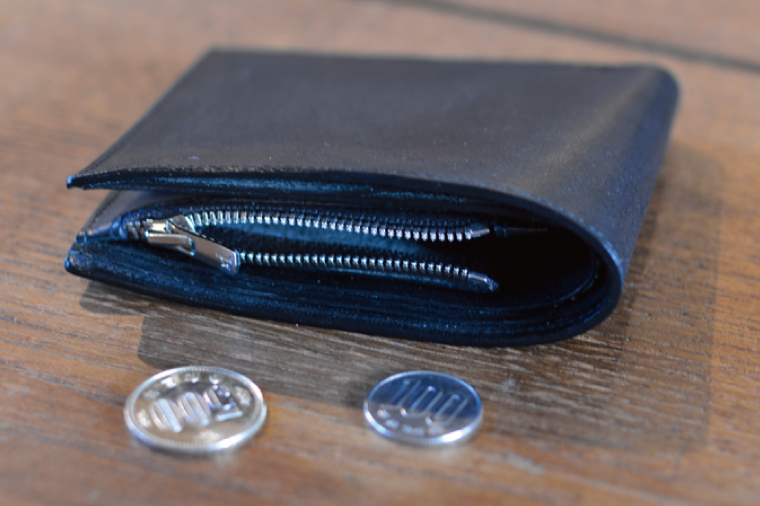 栃木レザーのHalfWallet｜栃木県 益子町 ふるさと納税 ヌメ革 革日用品（BB017）