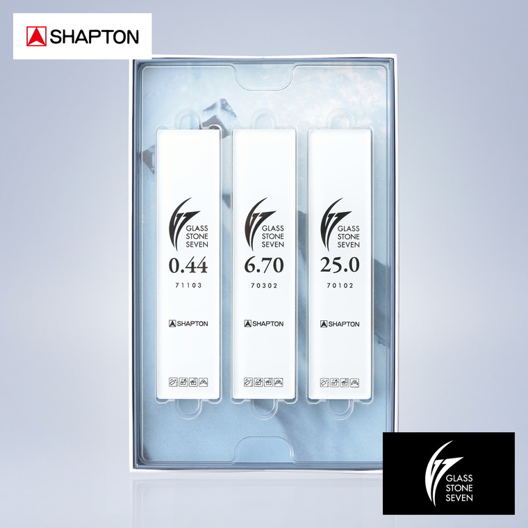 シャプトン Glass Stone Seven ナイフシャープニングキット 70708 砥石３本 修正器 研台 セット