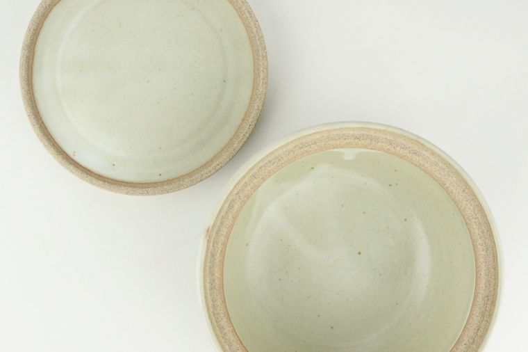 AT001　益子焼　大塚雅淑　掛合蓋物