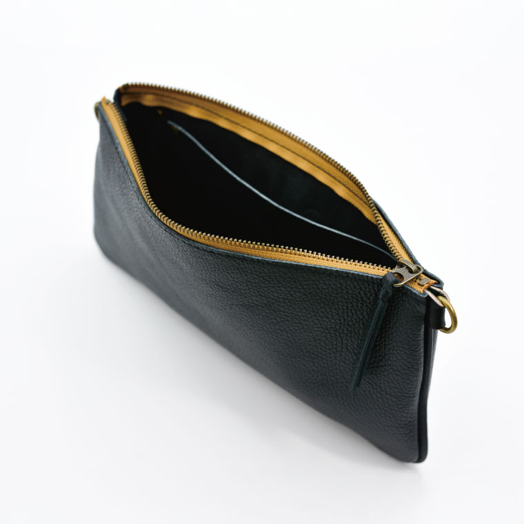 益子の革工房maharoのサコッシュ（S）ブラック | 栃木県 益子町 ふるさと納税 バッグ サコッシュ 牛革 手作り (AX112-3)