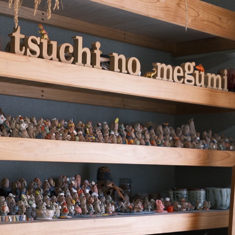 ＼小さな癒し♡益子焼あげあげはにわkid's ／ 益子焼 はにわ 5個セット｜土のめぐみ 益子焼 飾り 癒し はにわ kid's セット 置物 （DU001)