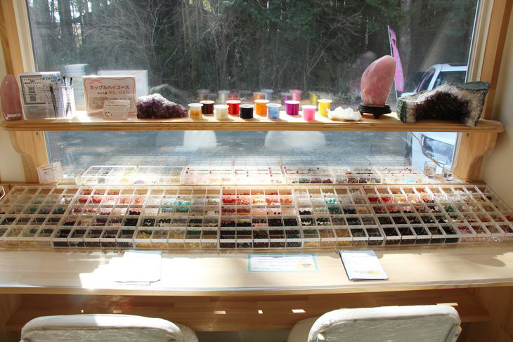 石の愉楽　天然石ブレスレット／カップルハイコースペア体験券 チケット 体験 ペア 天然石 パワーストーン 〔D-12〕