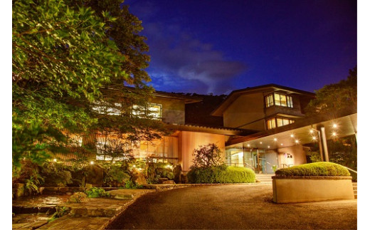 那須温泉山楽1泊2食付ペア宿泊券〔P-333〕≪旅行 旅 旅館 温泉 自然≫