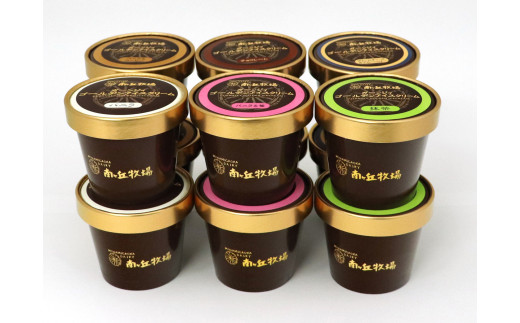 【定期便3ヵ月】南ヶ丘牧場 アイスクリーム 12個セット スイーツ アイス 高級アイス アイスクリーム 詰め合わせ 乳牛 冷凍 栃木県 那須町〔P-170〕