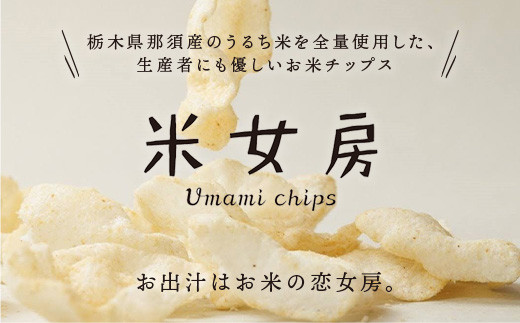 米女房 Umami chips アソートBOX 〔P-188〕｜チップス お米 お出汁 旨味 うるち米 栃木県 那須町産