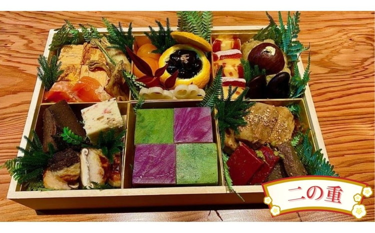 【肉好き必見】割烹肉おせち 2段重(3～4人前)　特大10寸《囲炉裏 とちぎ和牛 日本料理》炭火割烹与一.〔P-336〕 | おせち料理 お節 お正月 縁起物 冷蔵 那須 栃木県 那須町 ※北海道・沖縄・離島への配送不可 ※2025年12月30日または12月31日にお届け