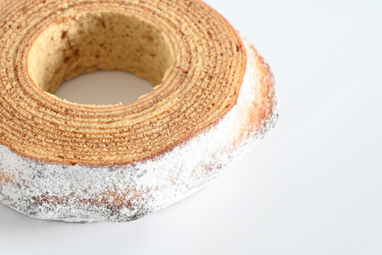 米農家がじっくり焼き上げる米粉の『しっとり』たぬクーヘン〔P-360〕 | 国産 栃木県 那須町 バームクーヘン バウムクーヘン 菓子 密封 ※沖縄・離島への配送不可