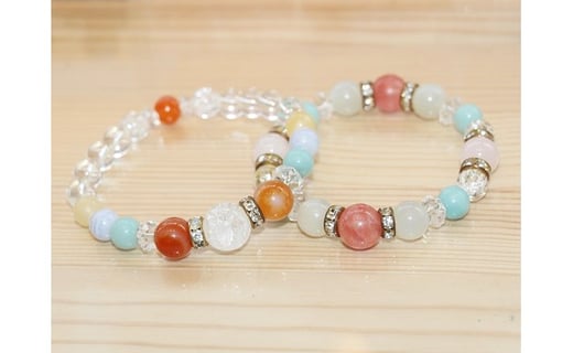 石の愉楽　天然石ブレスレット／ベーシックコース2名様体験券 チケット 体験 ペア 天然石 パワーストーン 〔C-15〕