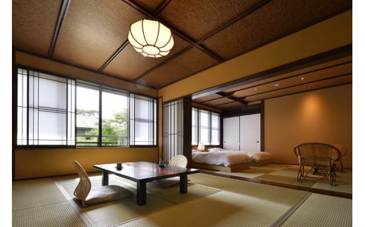 那須高原の宿山水閣　一泊二食付　ペア宿泊券〔P-71〕