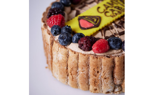 キャンプ・アンド・キャビンズ那須高原オリジナル切り株ケーキ（チョコレートケーキ）〔C-52〕※着日指定不可