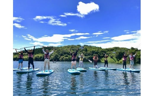 那須で唯一！　Spesアクティビティ那須　SUP体験ツアー チケット 利用券 ペア アクティビティ SUP ワンちゃん 初心者OK 〔P-235〕