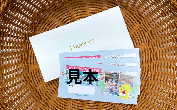 【恐竜ホテル ブランヴェール那須】利用券3,000円分（1,000円×3枚） ｜ 栃木 那須 恐竜ホテル 室内プール 温泉 家族旅行 3世代旅行 リゾート 宿泊券 ギフト券 館内利用券 観光 トラベル 宿 〔B-134〕