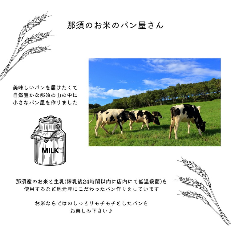 グルテンフリー パンセット 米粉パン 冷凍 詰め合わせ ｜ 丸パン 食パン 国産 米粉パン 詰め合わせセット 冷凍 丸パン 食パン 美味しい 冷凍パン 国産米粉 国産 那須 栃木県 那須町〔B-118〕 ※離島への配送不可