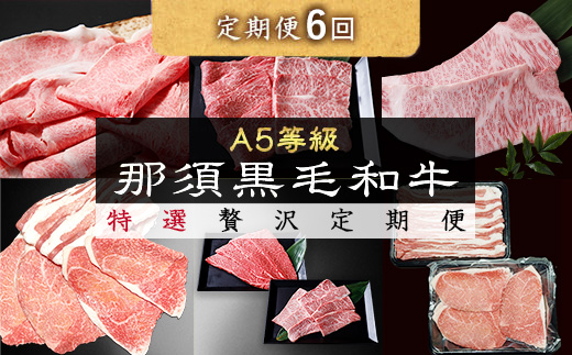 【定期便6ヵ月】A5等級 那須黒毛和牛 特選贅沢定期便〔P-332〕| 牛肉 国産 赤身 那須和牛 黒毛和牛 那須黒毛和牛 とちぎ和牛 栃木和牛 ブランド牛 A5 すき焼き しゃぶしゃぶ 焼肉 ステーキ 夜ご飯 夜ごはん 晩ご飯 晩ごはん お取り寄せグルメ お中元 御中元 お歳暮 贈答 贈り物 ギフト プレゼント 母の日 父の日 敬老の日 記念日 誕生日 お祝い 定期便 栃木県 那須町