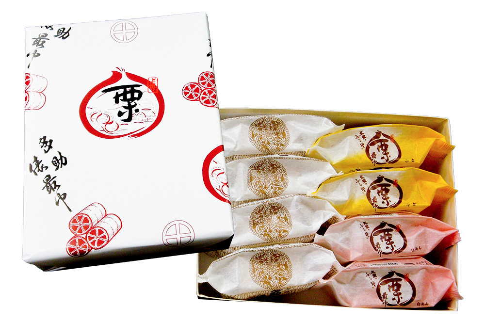 人気の最中2種セット 栗最中4個（白餡2個、小倉餡2個）多助俵最中4個 詰め合わせ