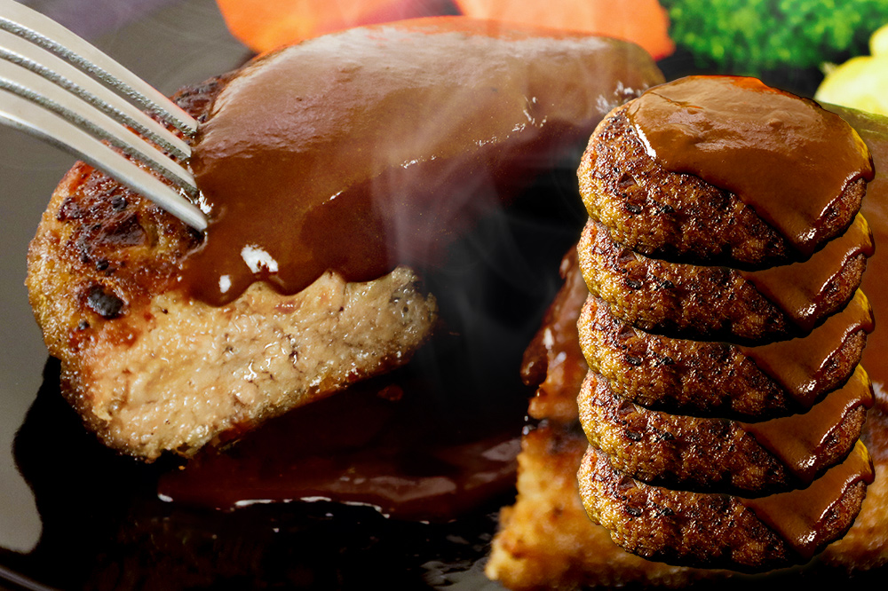 CAS印 牛豚コンビ 上州牛ハンバーグ5個×下仁田熟成ポーク約1kg 株式会社沼田魚菜市場仲卸