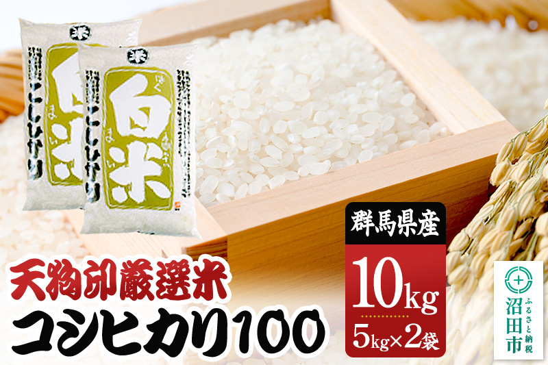 令和7年産 天狗印厳選米「コシヒカリ100」10kg 精米 白米 こしひかり
