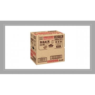 「カルピス(R)白桃 Lパック」 紙容器 1000ml×6本