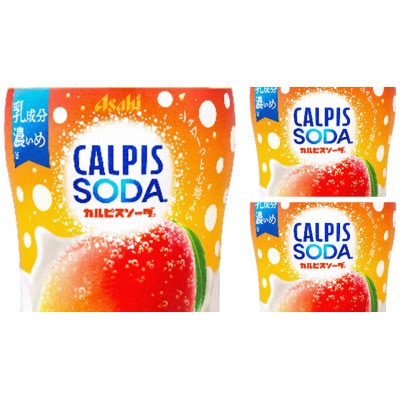 「カルピスソーダ(R) クリーミーマンゴー」PET 500ml×24本