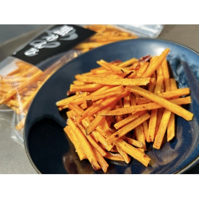 地元老舗醤油使用芋けんぴ90g×6個＆ご当地ソース使用黒けんぴ90g×4個入り　計10個入り