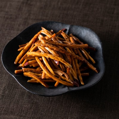 地元老舗醤油使用芋けんぴ160g×5個＆ご当地ソース使用黒けんぴ160g×4個入り　計9個入り