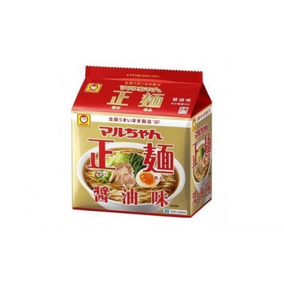 マルちゃん正麺　醤油味　5食×6パック