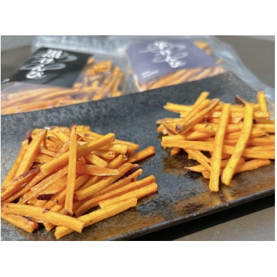 地元老舗醤油使用芋けんぴ90g×6個＆ご当地ソース使用黒けんぴ90g×4個入り　計10個入り