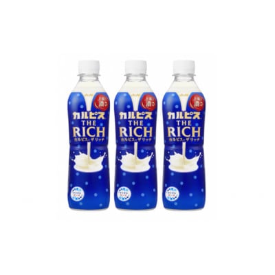 2023年12月発送開始『定期便』『カルピス THE RICH』PET490ml　24本　隔月全6回