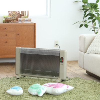 夢暖望900型 (ベージュ) 遠赤外線パネルヒーター 日本製・3年間品質保証付