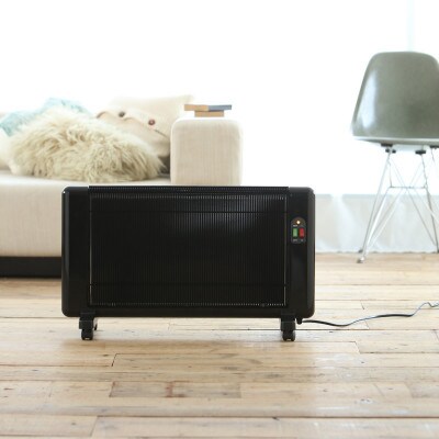 夢暖望900型(ブラック)遠赤外線パネルヒーター 日本製・3年間品質保証付