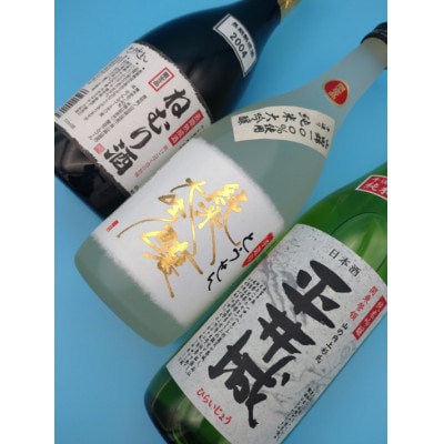 【藤岡地酒 松屋D】手造りとうせん純米大吟醸+平井城純米吟醸酒+長期熟成酒ねむり酒3本セット