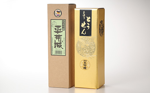 【藤岡地酒 松屋B】手造りとうせん純米大吟醸+平井城純米吟醸　720ml 2本