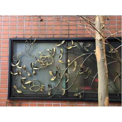 オーダーメイド  窓の格子 後付け【鉄の造形作品】【配送不可地域：離島】