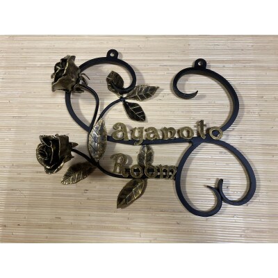 オーダーメイドで世界でひとつ『アイアンの看板や表札』【配送不可地域：離島】