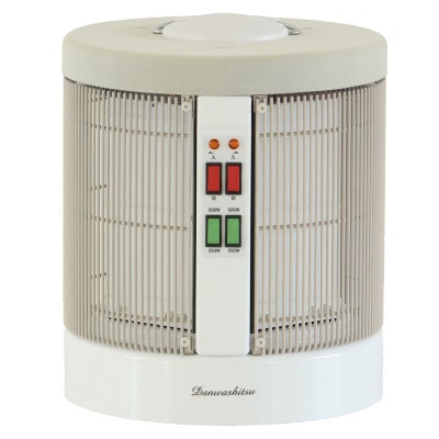 暖話室1000型 植毛加工モデル(ホワイト) 遠赤外線パネルヒーター 日本製・3年間品質保証付