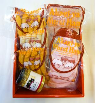 赤城屋の南ドイツ風ハムソーセージセット F20E-001