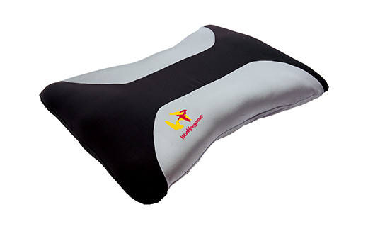  アスリートピロー ＜ブラック＞ 人間工学 枕 黒 ブラック 頭 首 サポート 寝具 睡眠グッズ F20E-763