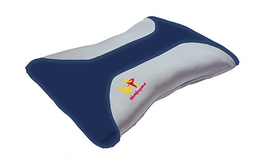  アスリートピロー ＜ネイビー＞ 人間工学 枕 紺 ネイビー 頭 首 サポート 寝具 睡眠グッズ F20E-764