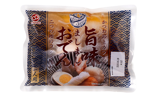 旨味ましましおでん6種6品(400g×12袋入) おでん 玉子 大根 こんにゃく 白滝 ちくわ さつま揚げ レトルト 惣菜 おかず 簡単調理 長期保存 非常食 保存食 食品 F21E-069