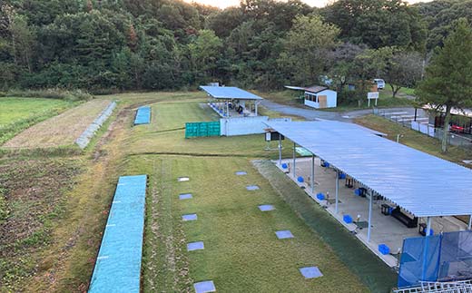 クレー射撃ラウンド券(2ラウンド クレー50枚)×3枚 F21E-420